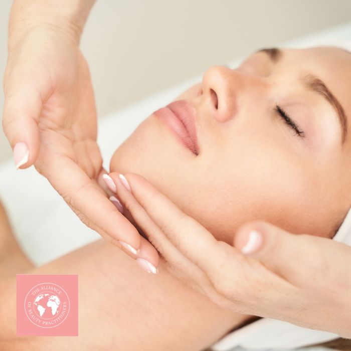 Professional Beauty Services a lady having a facial