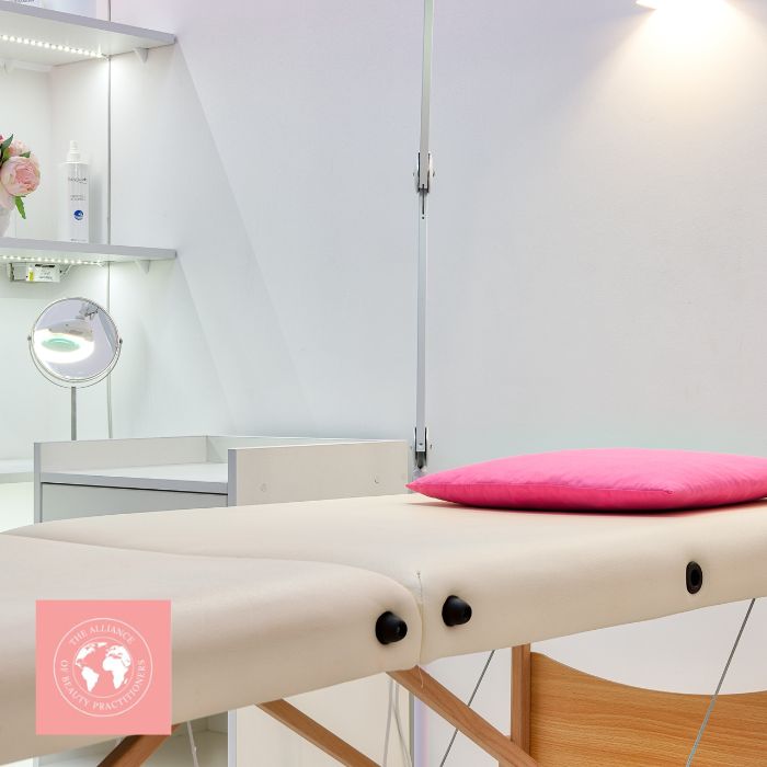 Accredited beauty training courses can take place in a treatment room like this